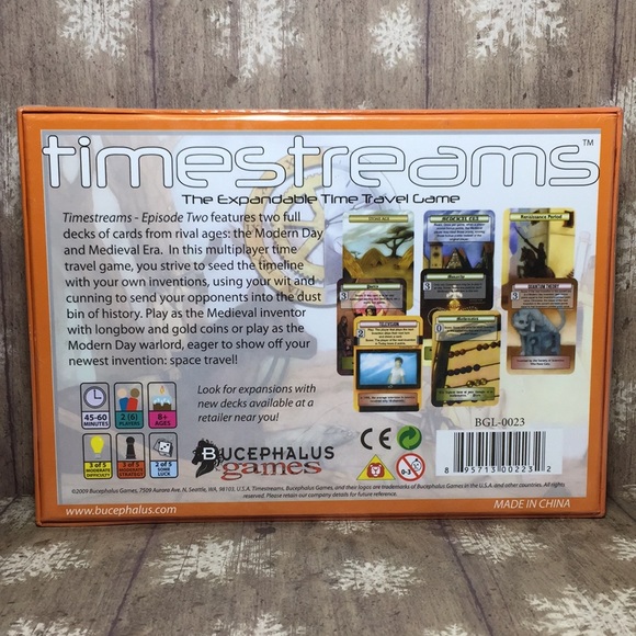 Timestreams Medieval Versus Modern Day Card Game - Picture 2 of 12